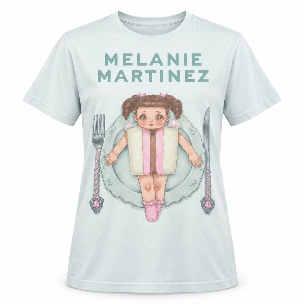 Melanie Martinez Cy Baby Era Tee Women S Blue Graphic Doll Plate Shirt New Level